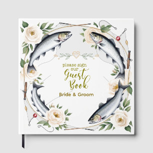 Fish Wedding themed for fishing lovers Guest Book