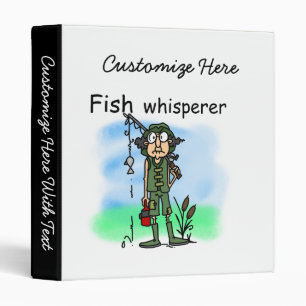 Fish Whisperer 3 Ring Binder