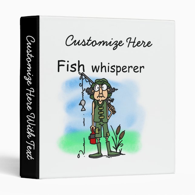 Fish Whisperer 3 Ring Binder (Front/Spine)