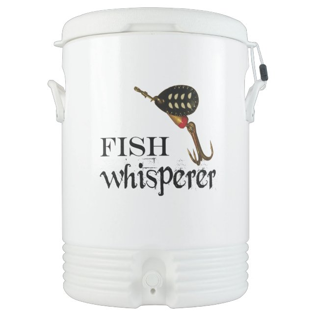 Fish Whisperer Beverage Cooler (Front)