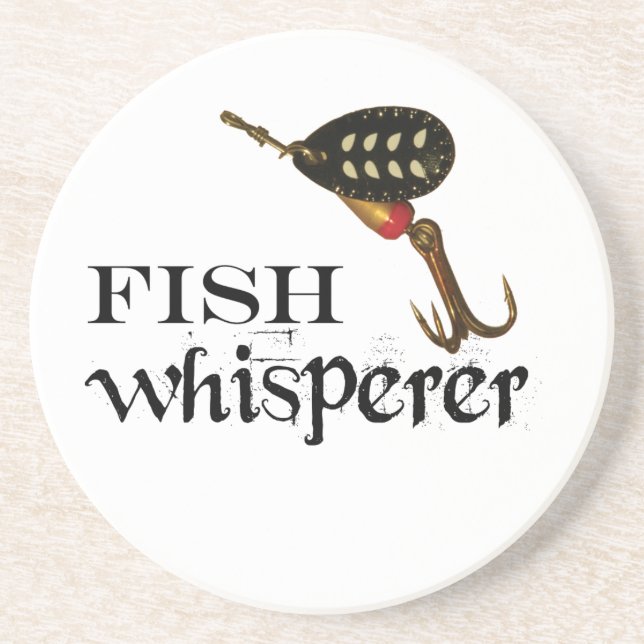 Fish Whisperer Drink Coaster (Front)