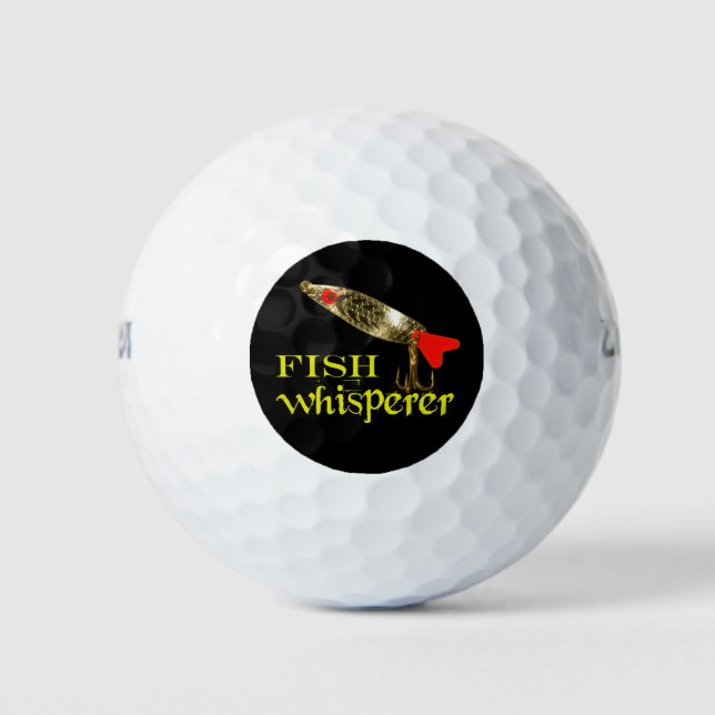 Fish Whisperer Golf Balls (Front)