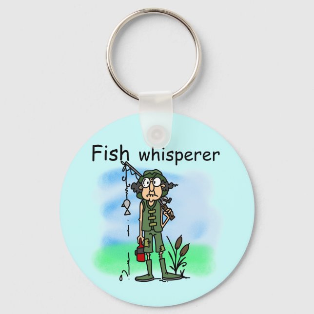 Fish Whisperer Keychain (Front)