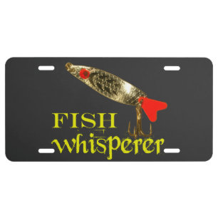 Fish Whisperer License Plate