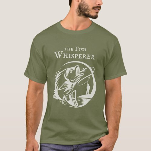 Fish Whisperer Outdoor Sports Fishing T_Shirt