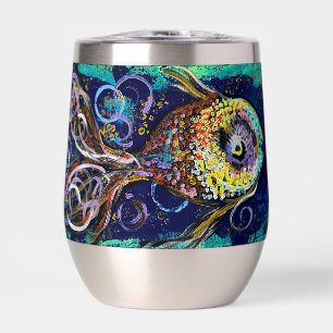 Fish Wine Tumbler hot or cold