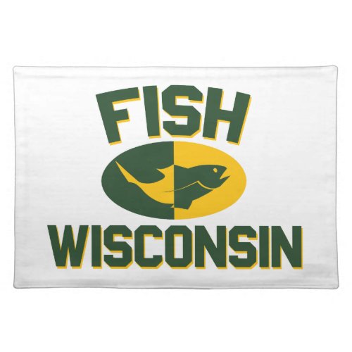 Fish Wisconsin Cloth Placemat