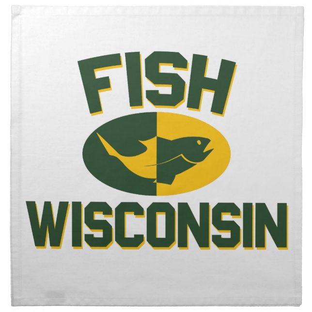 Fish Wisconsin Napkin (Front)