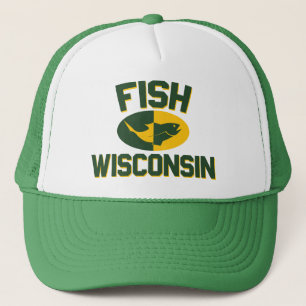Fish Wisconsin Trucker Hat