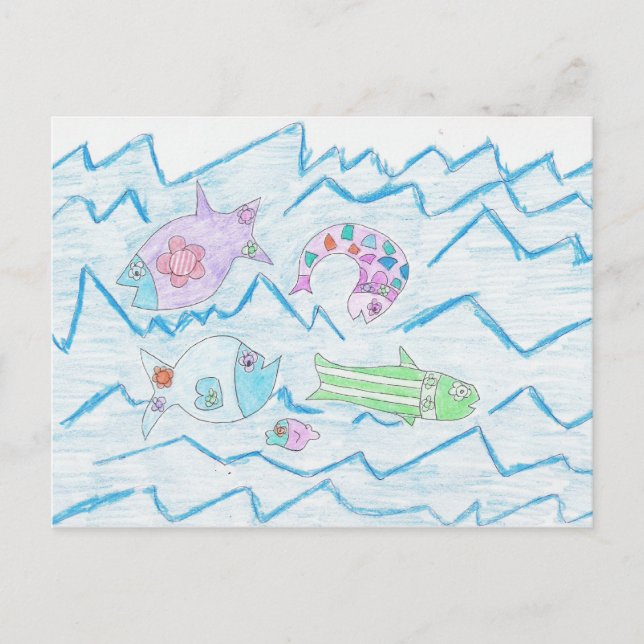 Fish Wish Postcard (Front)