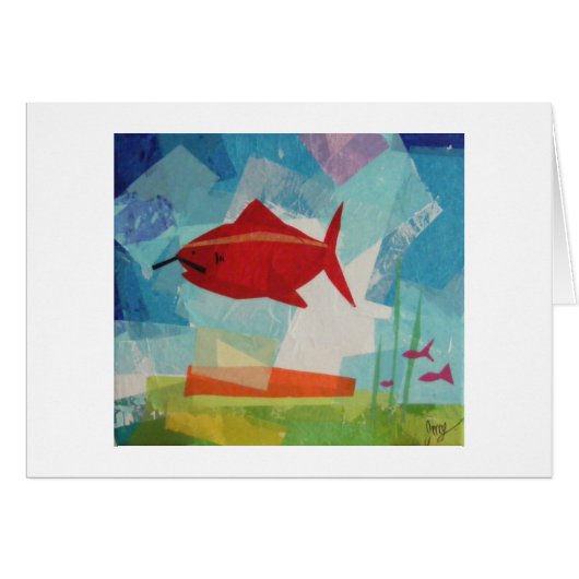 Fish with a Mustache Cards (Front Horizontal)