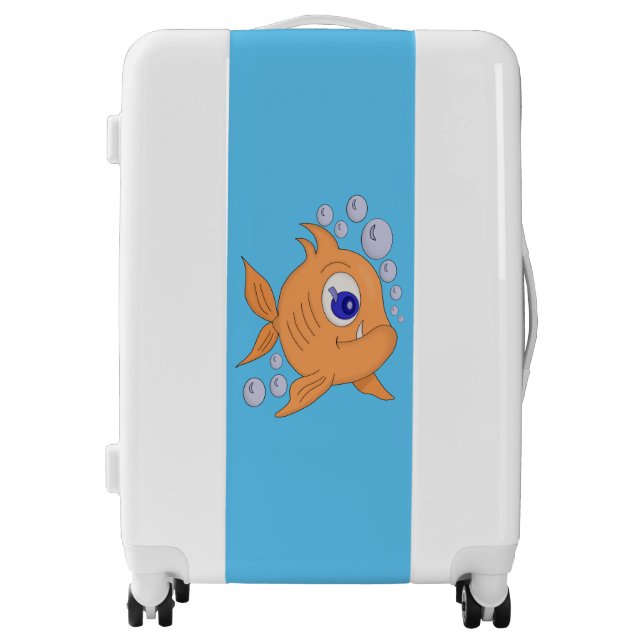Fish with a sharp tooth Case-Mate iPhone case Luggage (Front)