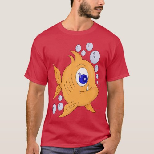 Fish with a sharp tooth T_Shirt