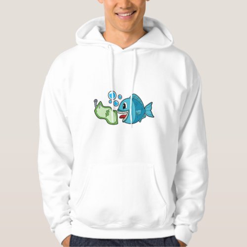 Fish with Bank note Hoodie