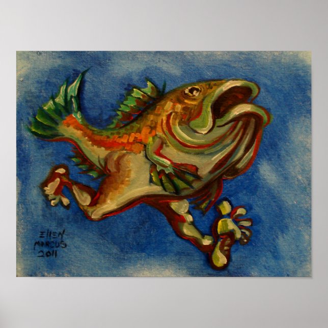 Fish with Legs Poster (Front)