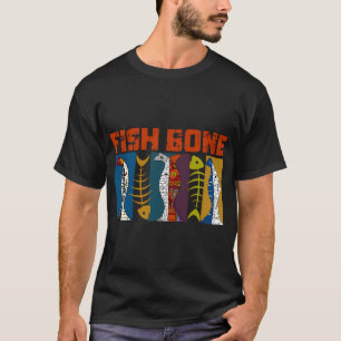 Fishbone Artistic Collage T-Shirt