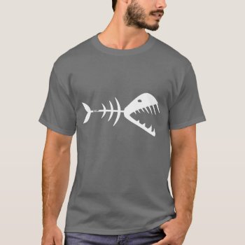Fishbone Designs T-shirt by letstalkbigfoot at Zazzle