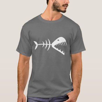 Fishbone Designs T-shirt by letstalkbigfoot at Zazzle