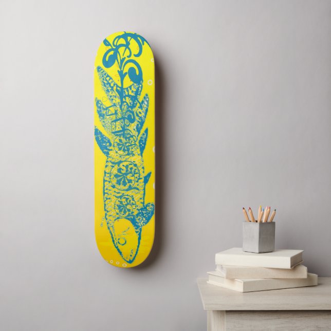 FishBone Skateboard Deck (Wall Art)