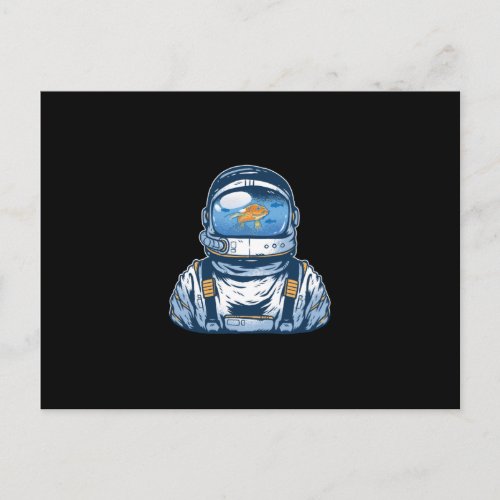 Fishbowl Astronaut Postcard