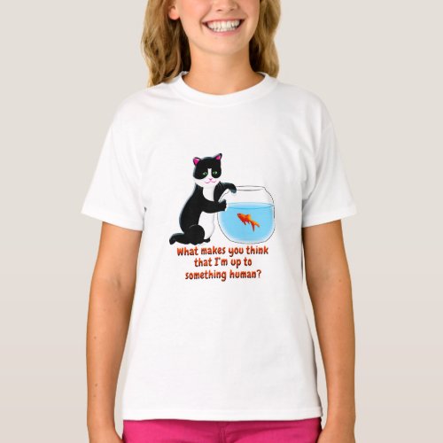 Fishbowl Cat T_Shirt