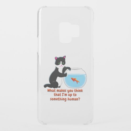Fishbowl Cat Uncommon Samsung Galaxy S9 Case