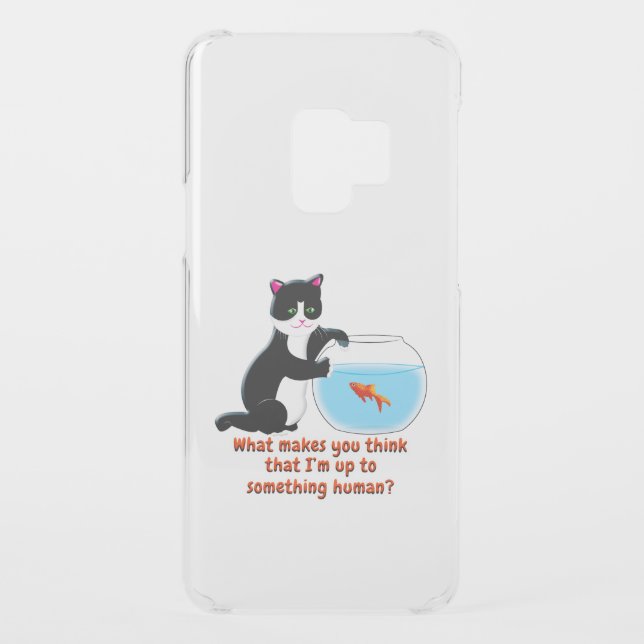 Fishbowl Cat Uncommon Samsung Galaxy Case (Back)