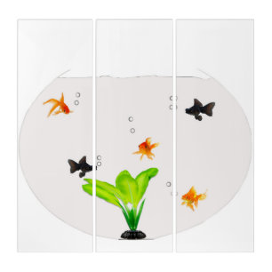 Fishbowl Photo Print Triptych
