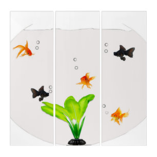 Fishbowl Photo Print Triptych