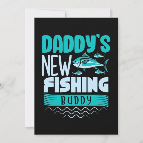 Fisher Daddy New Fishing Buddy Invitation