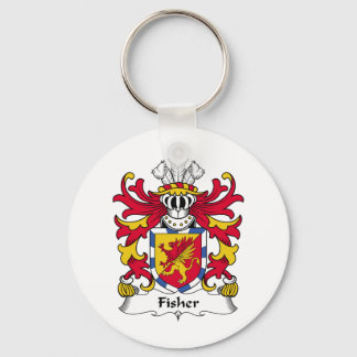 Fisher Family Crest Keychain