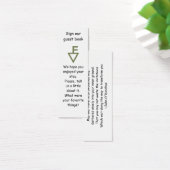 Fisher Family Guest Book Marker (Desk)