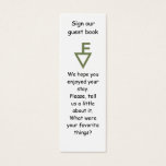 Fisher Family Guest Book Marker at Zazzle