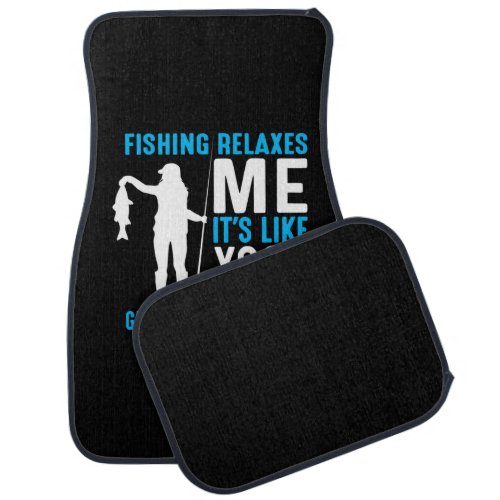 Fisher Fishing Relax Me Car Floor Mat