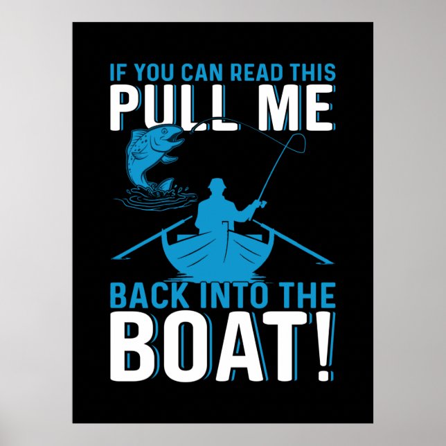 Fisher Gift Back Into The Boat Poster (Front)