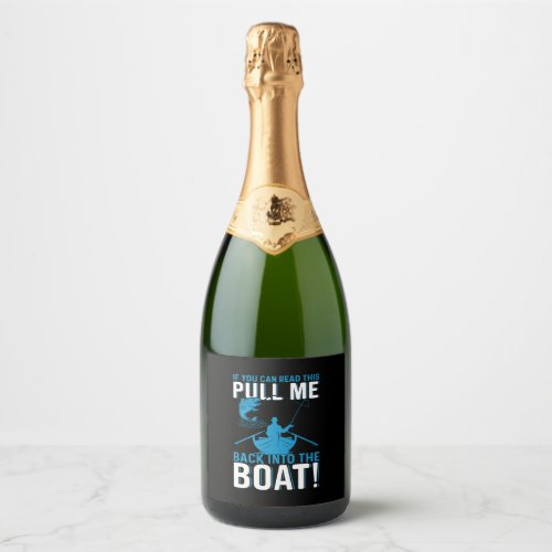 Fisher Gift Back Into The Boat Sparkling Wine Label