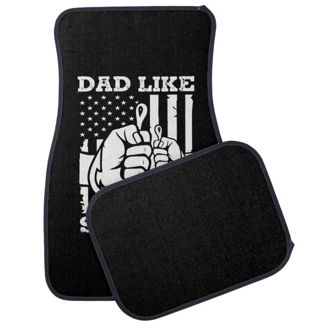 Fisher Gift Dad Like Son Like Car Floor Mat (Set)