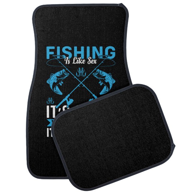 Fisher Gift Fishing Is Great Car Floor Mat (Set)