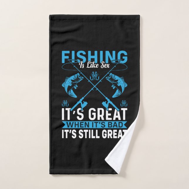 Fisher Gift Fishing Is Great Hand Towel (Hand Towel)