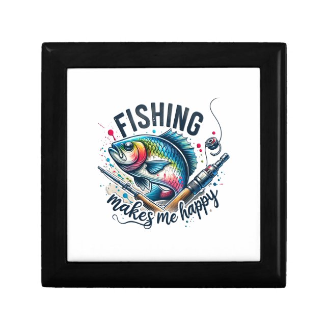 Fisher Gift Fishing Makes My Happy Gift Box (Front)