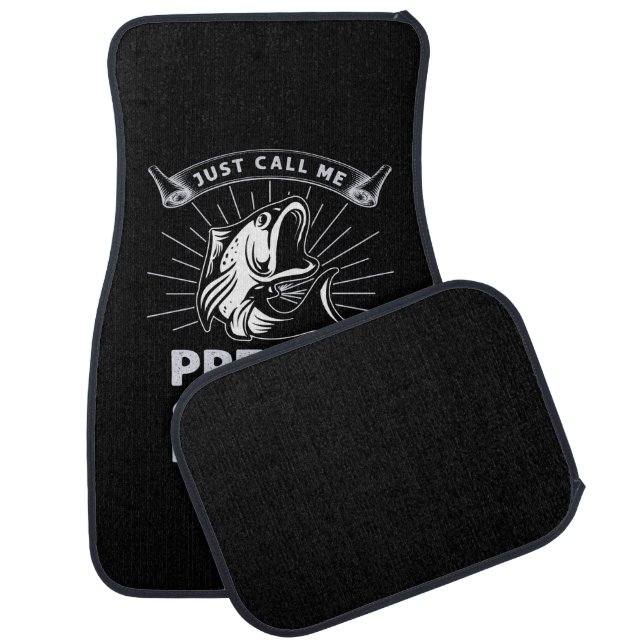 Fisher Gift Just Call Me Pretty Fishing Car Floor Mat (Set)