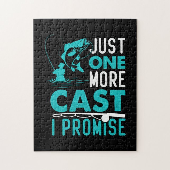 Fisher Gift Just One More Fish I Promise Jigsaw Puzzle (Vertical)