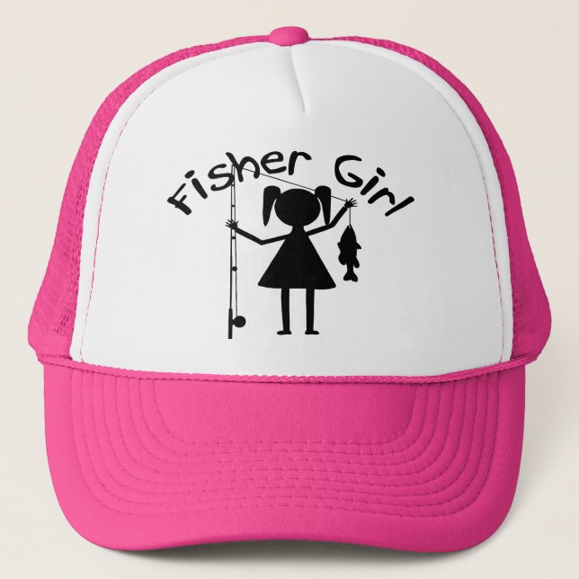 FISHER GIRL TRUCKER HAT (Front)