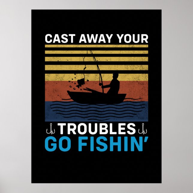 Fisher Go Fishing Poster (Front)