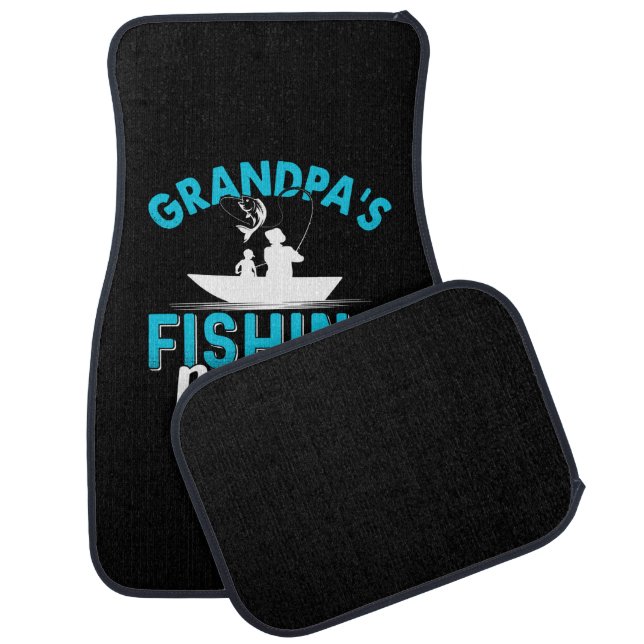Fisher Grandpa Fishing Friends Car Floor Mat (Set)