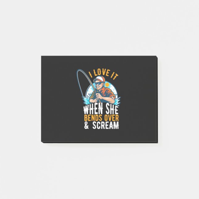 Fisher I Love It When She Scream Post-it Notes (Front)