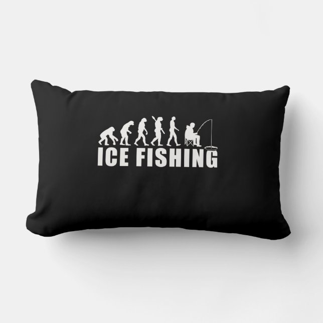 Fisher Ice Fishing Evolution Lumbar Pillow (Front)