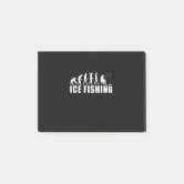 Only Cool People Ice Fish Funny Fishing Post-it Notes
