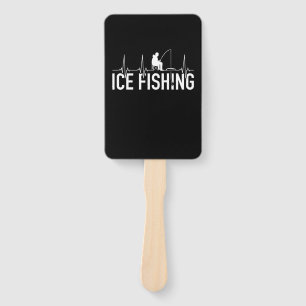 Fisher Ice Fishing Heartbeat Hand Fan