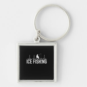 Fisher Ice Fishing Heartbeat Keychain